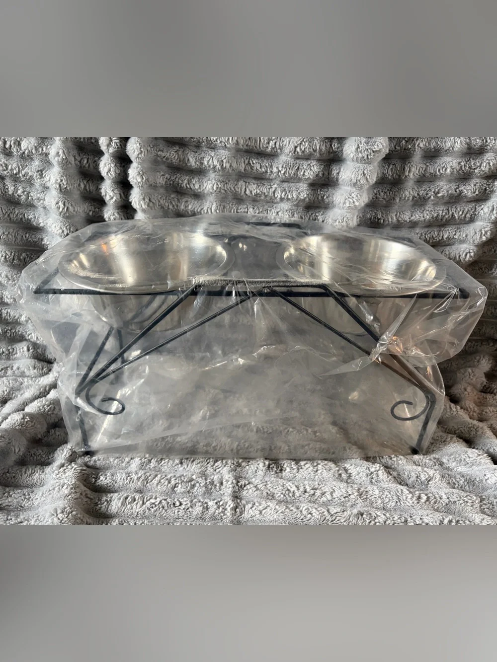 Artisans Village Stainless Steel Double Pet Bowl Set